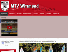 Tablet Screenshot of mtv-wittmund.de